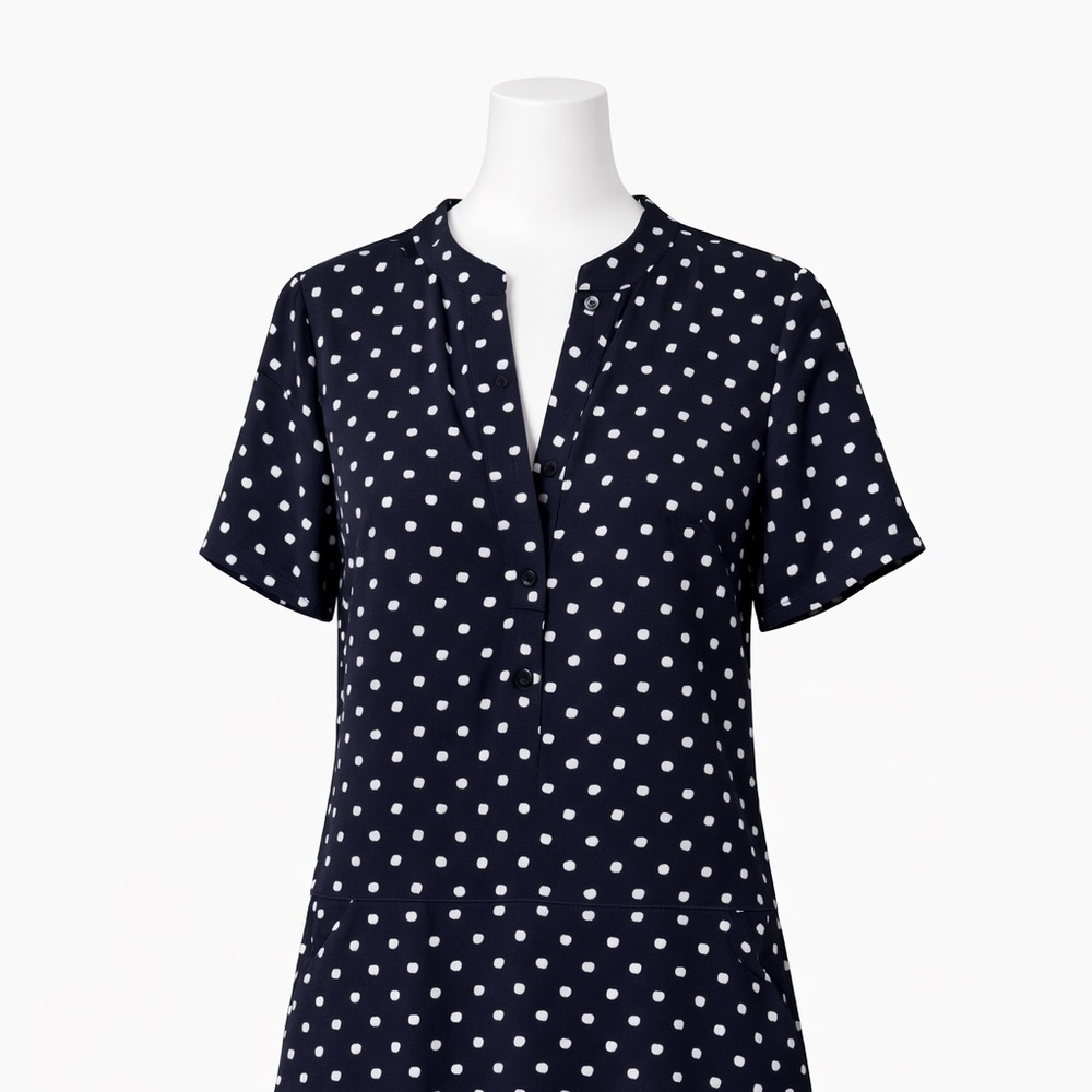 Cupcakes & Cashmere Navy and White Mini Dress - Picture 3 of 6